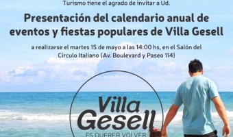 PRESENTACIN DEL CALENDARIO ANUAL DE EVENTOS Y FIESTAS POPULARES